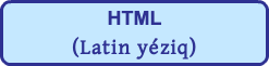 HTML (Latin yéziq) 